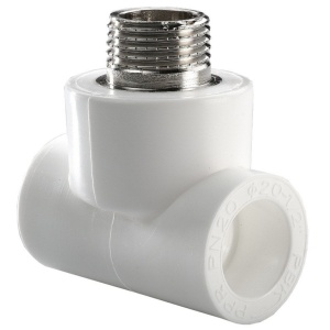 Полипропилен тройник наруж.резьба d20х1/2