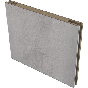 Доборная планка ПВХ Телескоп 10*150*2070 Бетон светлый