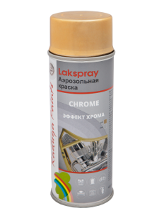 Краска-аэрозоль Радуга хром золото 400мл