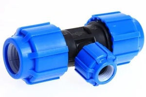 ПЭ-тройник-переходник d32*25*32 черн