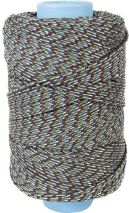 Веревка плетеная капроновая d-09мм(страхов-спасательная)