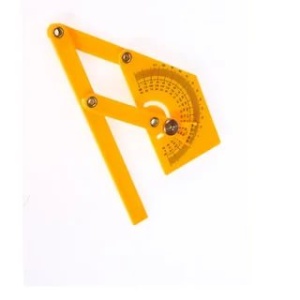 Угломер-квадрант 180гр пластиковый 90х155мм/19301