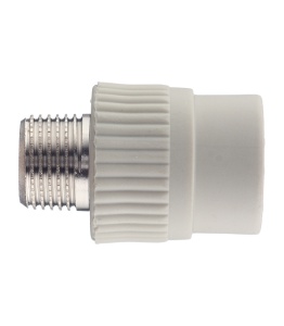 Полипропилен переходник наруж.резьба d25х3/4