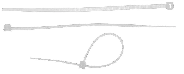 Хомут ЗУБР нейлоновый белые 2,5ммх200мм, 50шт/4-309017-25-200