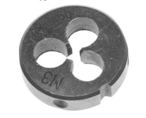 Плашка ЗУБР д/нарезания резьбы,М3х0,5 4-28022-03-0.5