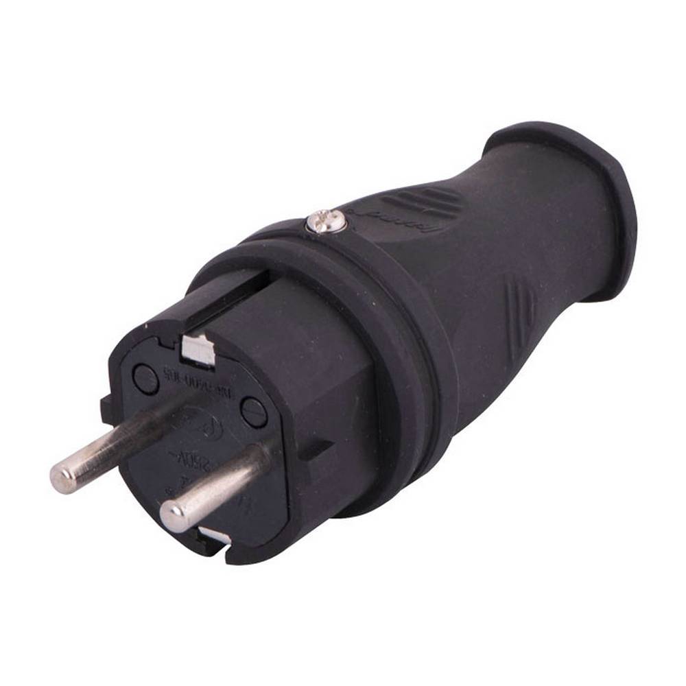 Эл вилка 106-0400-0105/105 16А 220V (каучук)