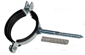 Хомут сантехнический 1/2,диаметр 20-23,шпилька+дюбель/47-5-020/