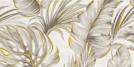 Кафель настенный панно 250х500 Brasilina тропик 1 светло-бежевый