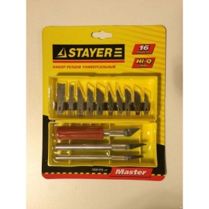 Набор STAYER резцы по дереву,16шт,1830-Н16_z01