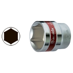 Головка 13мм торцевая 6-гранная CrV Matrix Master13113