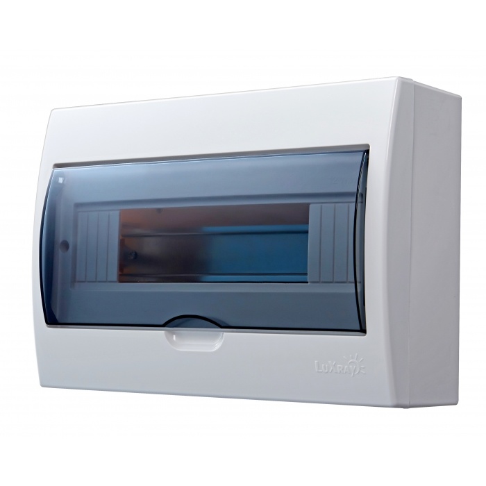 Бокс 731-1000-006 LUXRAY с прозрачной крышкой ЩРВ-П-6 д/внт уст 6мод.уст-ва