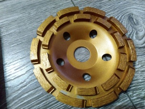 Чашка алмазная зачистная 125мм Двухрядная//Matrix/ 72990