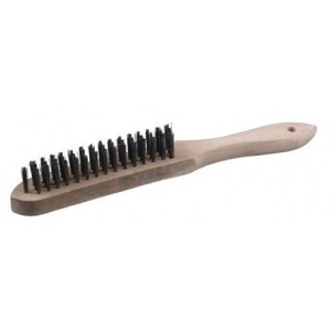 Щетка по металлу стальная,5рядов 