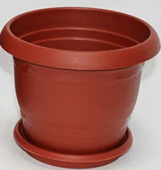 Кашпо ТОПРАК  3л с подд. терракотовый А5220