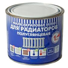 Эмаль Радуга-178 акрил. для металла и радиаторов отопления п/глянц.0,5кг