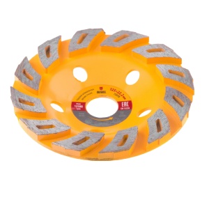 Чашка алмазная зачистная 125мм Turbo//Denzel/72970