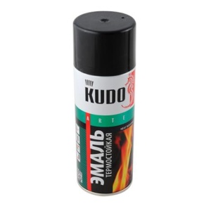 Аэрозоль  кремнийорганическая эмаль (KU-5001,термостойкая серебристая,520мл)  предназначена для окра