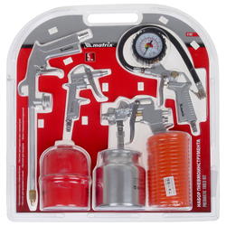 Набор пневмоинструмента,5пред.//Matrix/57302