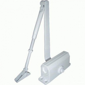 Доводчик дверной белый 45-65кг/66282/