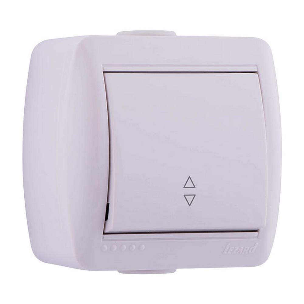 Выключатель 710-0200-105 NATA проходной белый