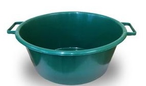 Таз 8л ПЭ бирюза Р826