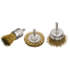 Набор щеток д/дрели 3шт,плоская+2чашки 25-50мм Matrix 74486