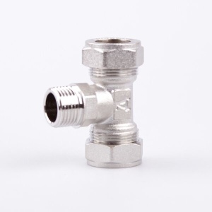 Тройник 15*1/2 ТВН,PLATED NICKEL(15*1/2М*1/2F)