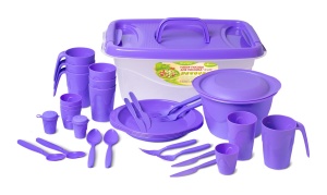 Набор посуды  для пикника 