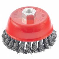 Щетка д/болгарки 100мм ,М14(чашка) Matrix 74628