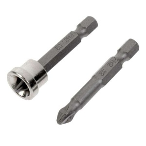 Биты с ограничителем глубины и без РН2-50мм,2шт/33-2-838