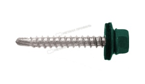 Шуруп саморез д/проф.листа 4,8х38 RAL6005(зеленый)
