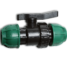 ПЭ-кран шаровый ПНД разъемный 20*20