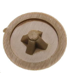 Заглушка под шурупЗУБР,бук №2,,40шт,4-308156-2