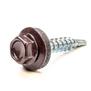 Шуруп саморез д/проф.листа 4,8х50 RAL8017(коричневый)