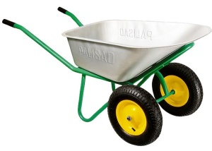 Тачка садово-строительная ,2-х колесная,усиленная,груз.320кг,объем 100л,//68923