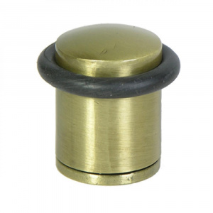 Ограничитель дверной малый с резиновой вставкой(Аллюр 588А-2) старая бронза/66746/