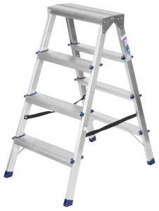 Стремянка алюминиевая 2-сторонняя 4 ступени/63-0-024/