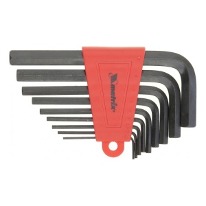 Набор ключей имбусовых 2,0-12мм GrV 9шт удлиненные Matrix 11227