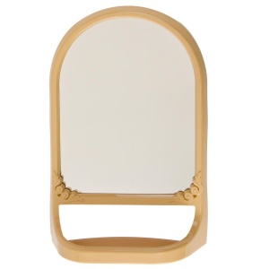 Зеркало с полкой М4516 бежевый