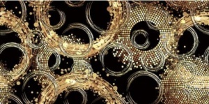 Кафель настенный Декор 249х500х7,5 Golden DWU09GLD228 (8шт в кор)