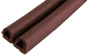 Уплотнитель KIM TEC D (коричневый)100м (№2)двойной