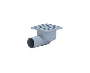 Трап гориз ТА 5110  с выпуском 50мм с пластик.решеткой 15х15см