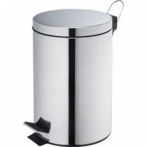 Ведро для мусора с педалью 5л нерж.сталь 819268