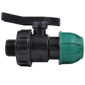 ПЭ-кран шаровый ПНД разъемный (нар.рез) 25*3/4