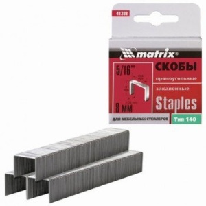 Скоба мебельная 8мм, тип 140 Matrix Master 41308