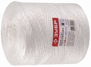 Шпагат п/п ЗУБР белый, 100м,50100-100
