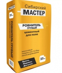 Грубый ровнитель для пола Сибирский Мастер (25кг)