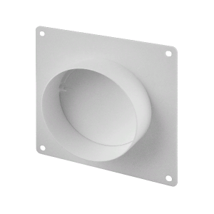 Соединитель с обратным клапаном и монтажной пластиной d125 Вентс 2521