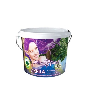 Лак акриловый Alina Paint AKRILA 1кг(глянцевый,на водной основе)