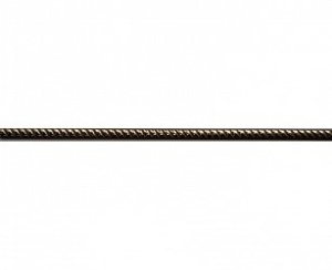 Багет Maestro Насечка Коричневый Золото на клеевой основе(2000*7мм)